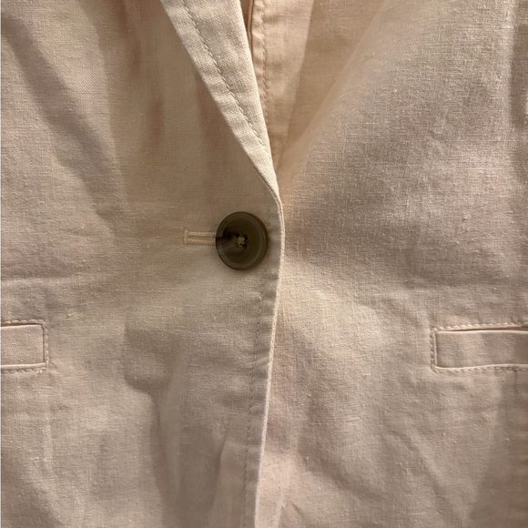 J. Crew Blazer Linen-Cotton Blend Size 12 NWT - Picture 3 of 10